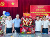 PGS.TS Nguyễn Duy Cường - Hiệu trưởng Nhà trường chúc mừng Báo Thái Bình