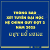 ĐỢT BỔ SUNG