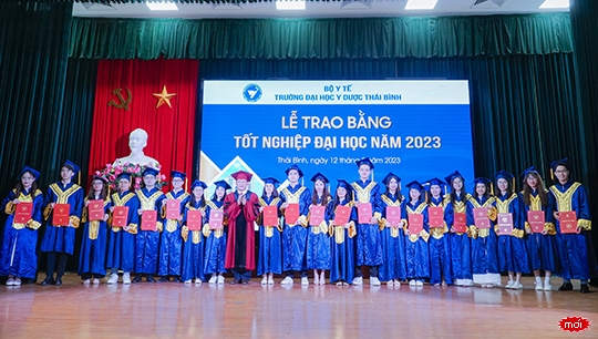 Toàn văn bài phát biểu của Hiệu trưởng Trường Đại học Y Dược Thái Bình tại Lễ Tốt nghiệp và trao bằng tốt nghiệp đại học năm 2023