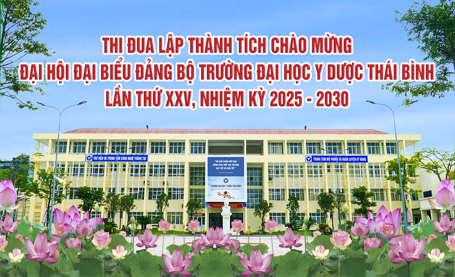 Lịch sử các kỳ Đại hội Đảng bộ Trường Đại học Y Dược Thái Bình
