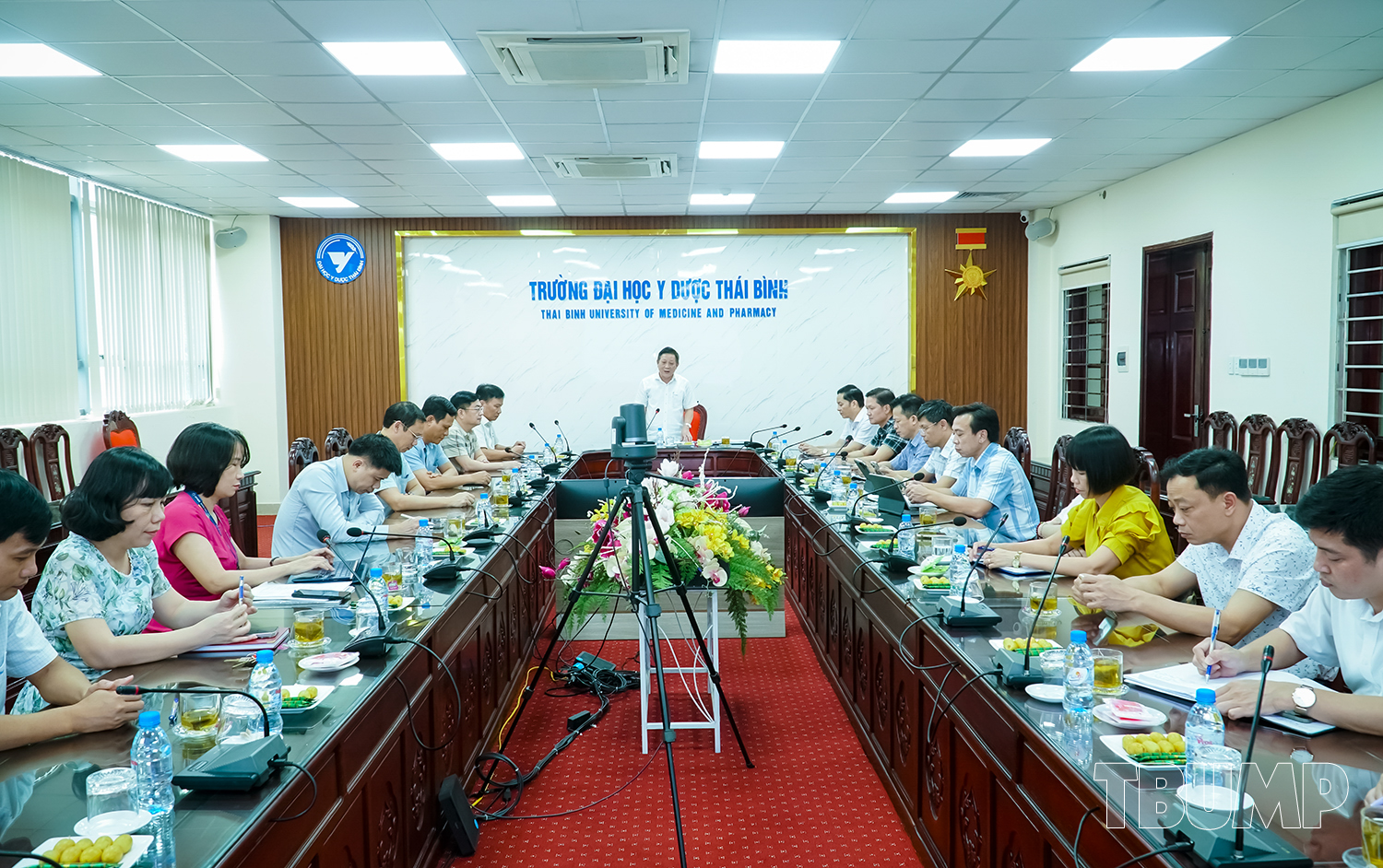 Hội đồng trường Trường Đại học Y Dược Thái Bình nhiệm kỳ 2025-2030 họp phiên thứ nhất