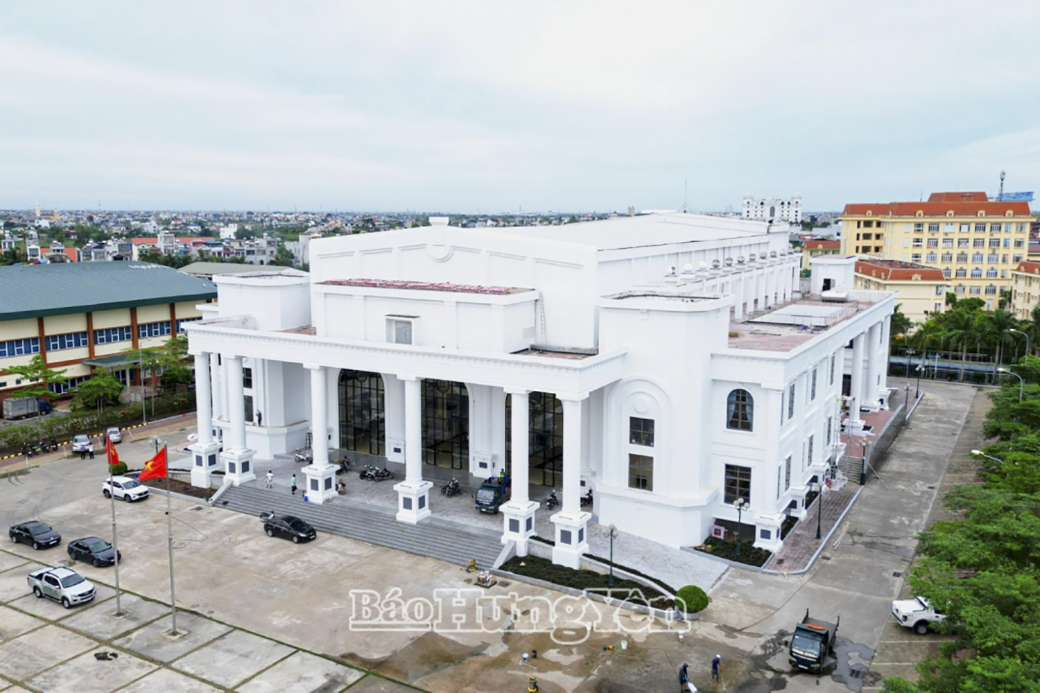 Nhà Văn hóa lao động tỉnh (phường Trà Lý) - nơi tổ chức Đại hội đại biểu Đảng bộ tỉnh Hưng Yên lần thứ I, nhiệm kỳ 2025 - 2030.