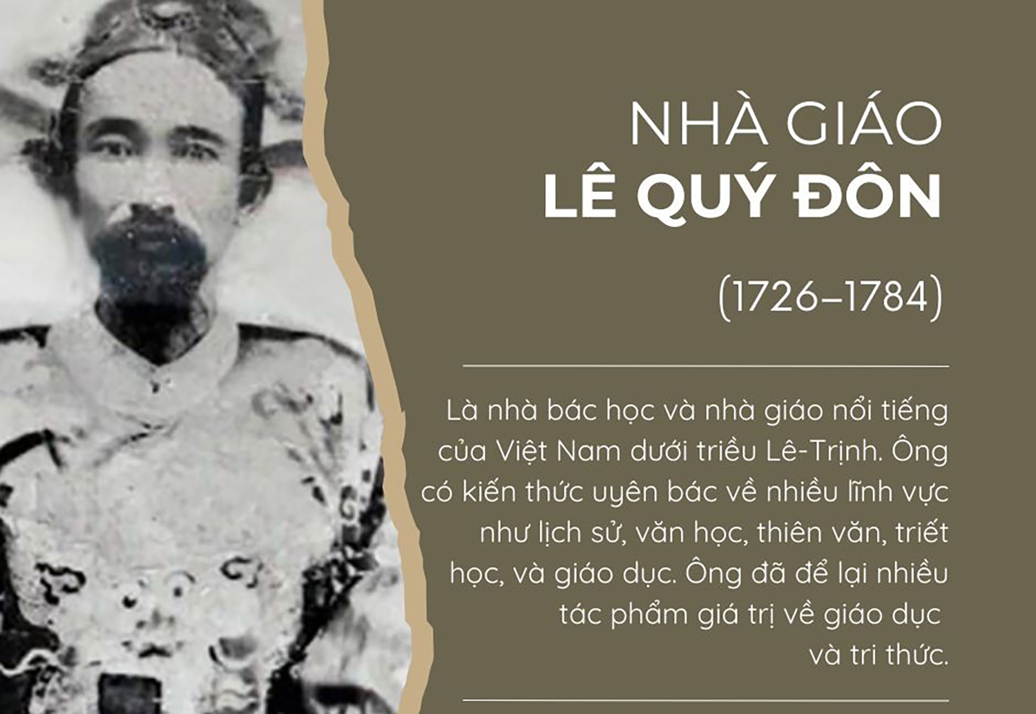 Danh nhân văn hoá Lê Quý Đôn: Khẳng định vị thế văn hóa và trí tuệ Việt Nam
