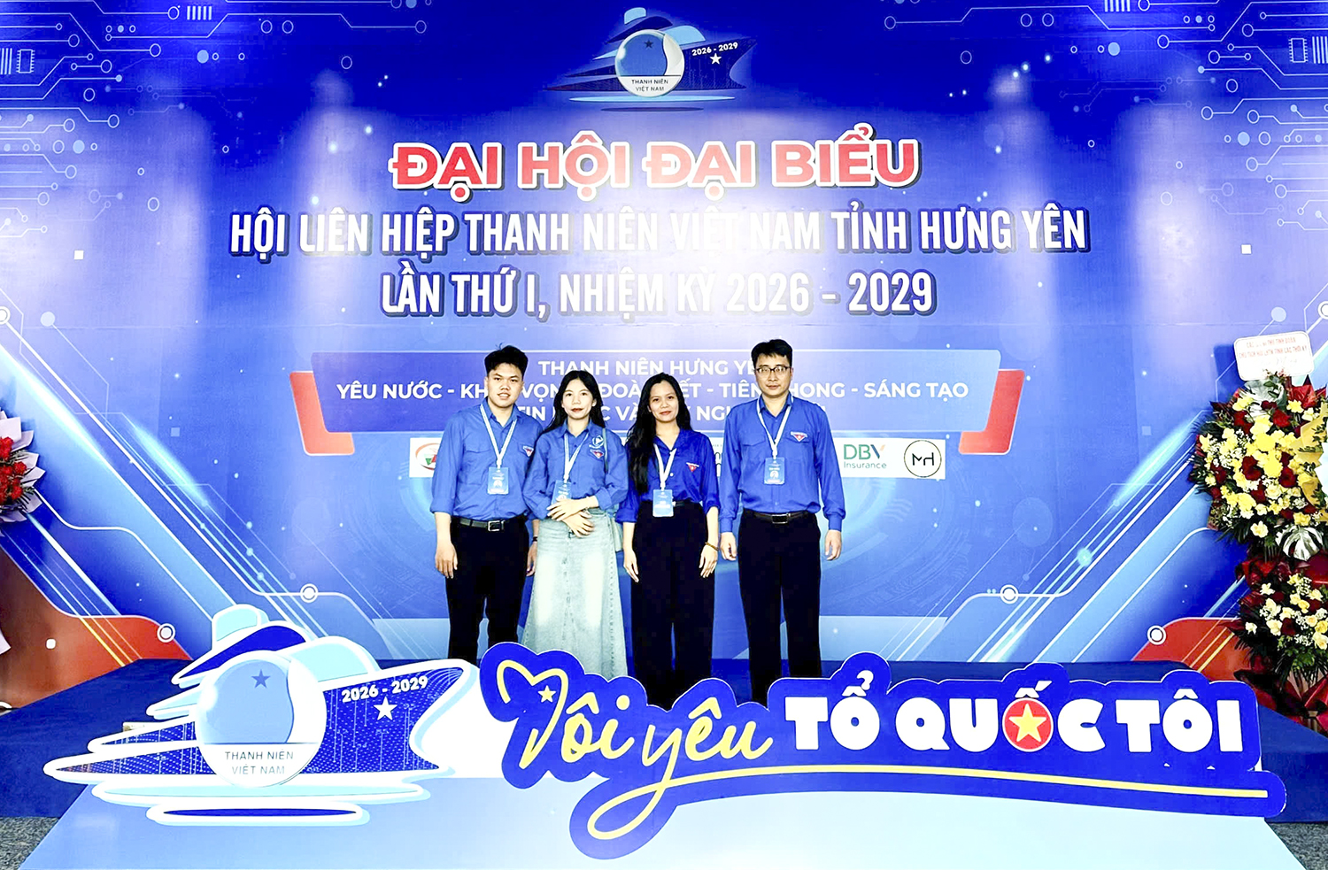 Đoàn đại biểu Đoàn Thanh niên – Hội Sinh viên Trường dự Đại hội