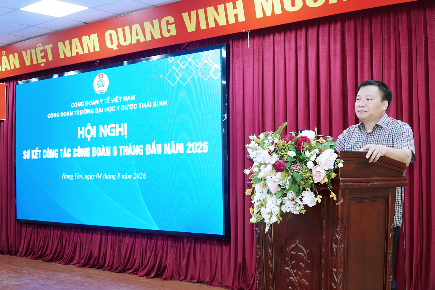 Sơ kết công tác Công đoàn 6 tháng đầu năm 2026